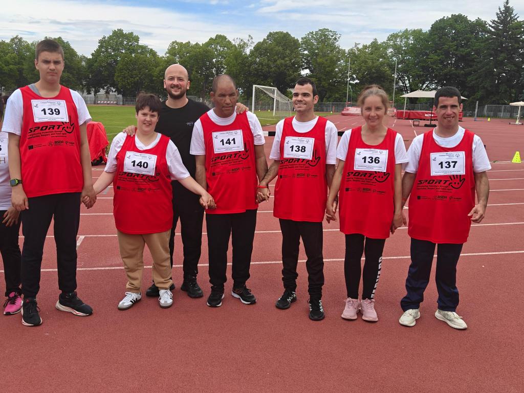 Adapted start during the “New Stars” athletics&nbsp;tournament